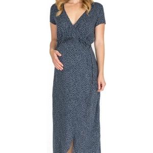 Delilah Maxi Wrap Maternity / Nursing Dress